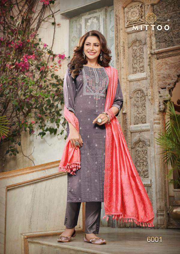 Mittoo Blue Berry Readymade Suits Collection